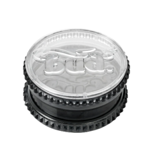 Bud 2-Part Acrylic Grinder 50mm – Black