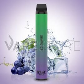 IPLAY MAX 2500 PUFFS GRAPE ICE DISPOSABLE POD VAPE